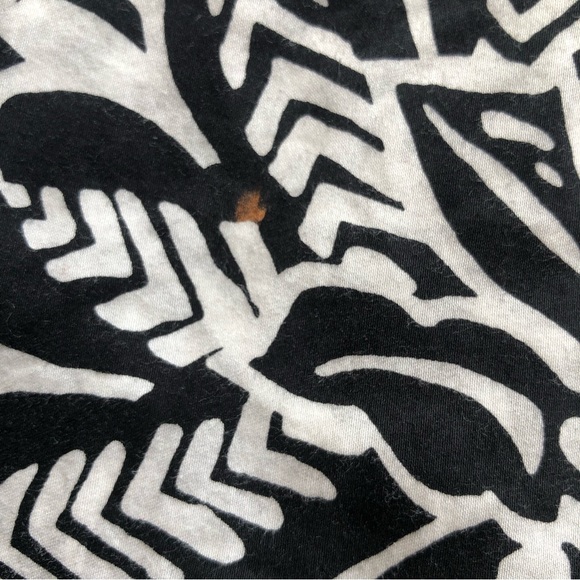 Lauren Ralph Lauren Women’s Black/White Floral Blouse Size L Button-Up Collared - Picture 13 of 16